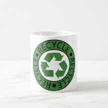Recycle Green Logo BK Letters Mug