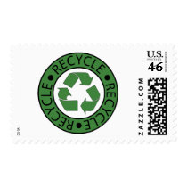 Recycle Green Logo BK Letters Stamp