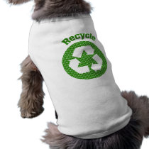 recycle green polka dots pet clothing by dogteesandmore recycle green polka dots pet clothing