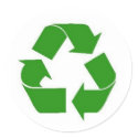 recycle green sticker by inspiredimpact recycle green sticker