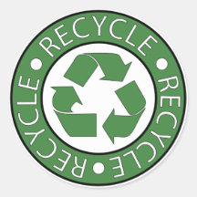Recycle Green Sticker
