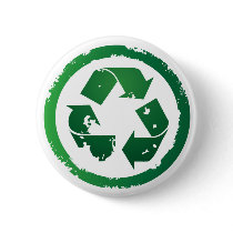 Recycle grunge button