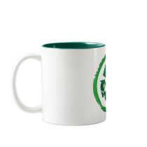 Recycle grunge mug