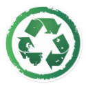 Recycle grunge symbol sticker by artselectory Recycle grunge symbol sticker