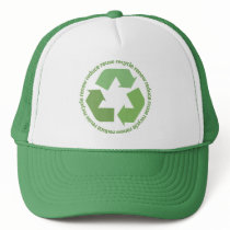 Recycle Hat by teeboutique Recycle Hat