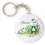 Recycle Hawaii Key Chains
