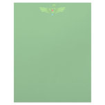 Recycle Heart Wing Letterhead Design