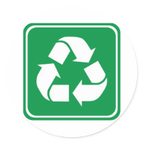 Recycle Highway Sign stickers by wesleyowns Recycle Highway Sign stickers