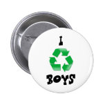 recycle, I, BOYS Buttons