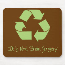 Recycle it's Easy mousepads by Carennedy Recycle it's Easy mousepads