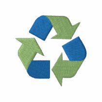 Recycle Logo embroidered shirts