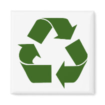Recycle Fridge Magnet