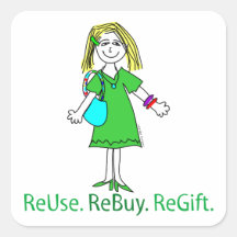 Recycle Message Stickers