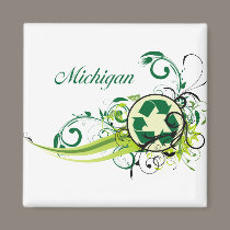 Recycle Michigan magnets