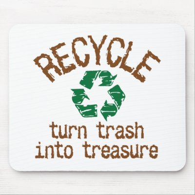 Recycle Mousepad by GardenObsessions