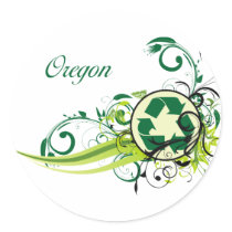 Recycle Oregon stickers