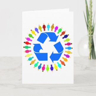 recycle people card
