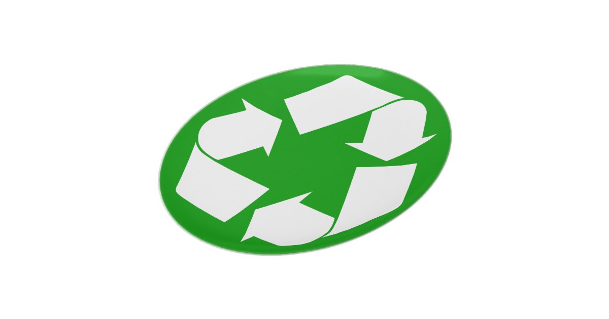 Recycle Plate Zazzle