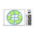 Recycle Postage Stamp by thehatch Recycle Postage Stamp