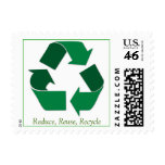 Recycle Postage Stamp