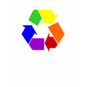 recycle rainbow symbol t-shirts by trish1968 recycle rainbow symbol t-shirts