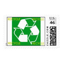 RECYCLE, RECYCLE, RECYCLE, postage