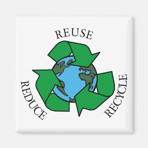 Recycle Refrigerator Magnets