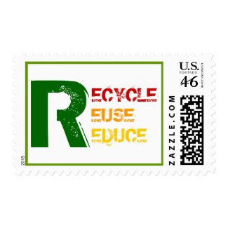 Recycle, Reuse, Reduce Stamps stamp