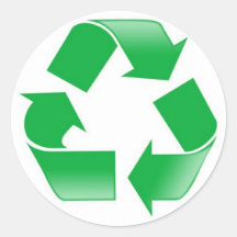 Recycle Round Sticker