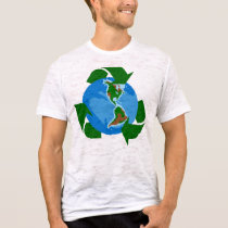 reciclar salvar la tierra camisetas