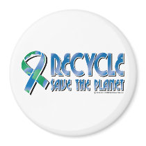 RECYCLE Save The Planet magnets