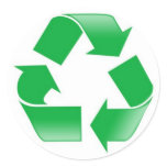 Recycle Round Sticker
