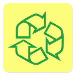 Recycle Sticker Green Arrows stickers