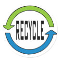 Recycle stickers