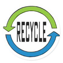 Recycle stickers