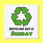 Recycle Sunday magnets