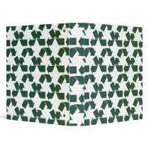 Recycle Symbol 3 Ring Binder