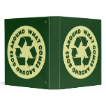 Recycle Symbol 3 Ring Binder