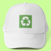 Recycle Symbol hats by borlock Recycle Symbol hats
