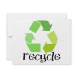 Recycle Symbol! Personalized Invite