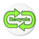 Recycle Symbol magnets by kiddee Recycle Symbol magnets