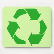 Recycle Symbol Mouse Mat