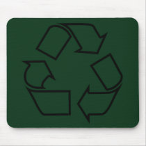 Recycle Symbol Mousepad by josieg182 Recycle Symbol Mousepad