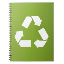 RECYCLE SYMBOL NOTE BOOK