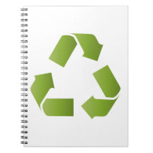 RECYCLE SYMBOL NOTE BOOKS