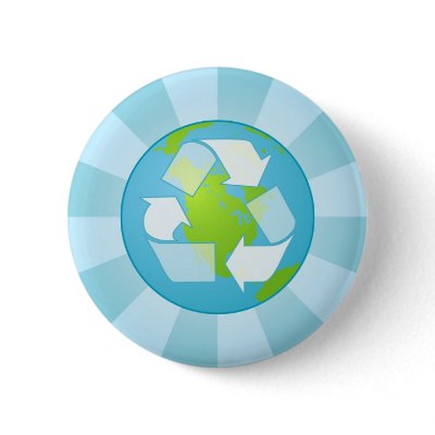 recycle symbol pin button by Jacob_Black_Love917