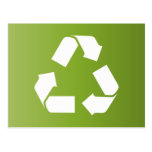 RECYCLE SYMBOL postcards