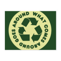 Recycle Symbol Postcard