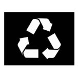 RECYCLE SYMBOL postcards