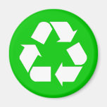 Recycle Symbol - Reduce, Reuse, Recycle Magnet